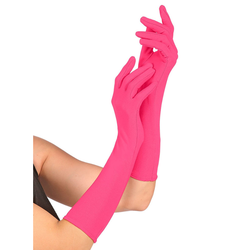 80er Jahre Leggings Neon Pink Matt